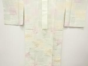 荒波模様織り出し　暈し単衣長襦袢